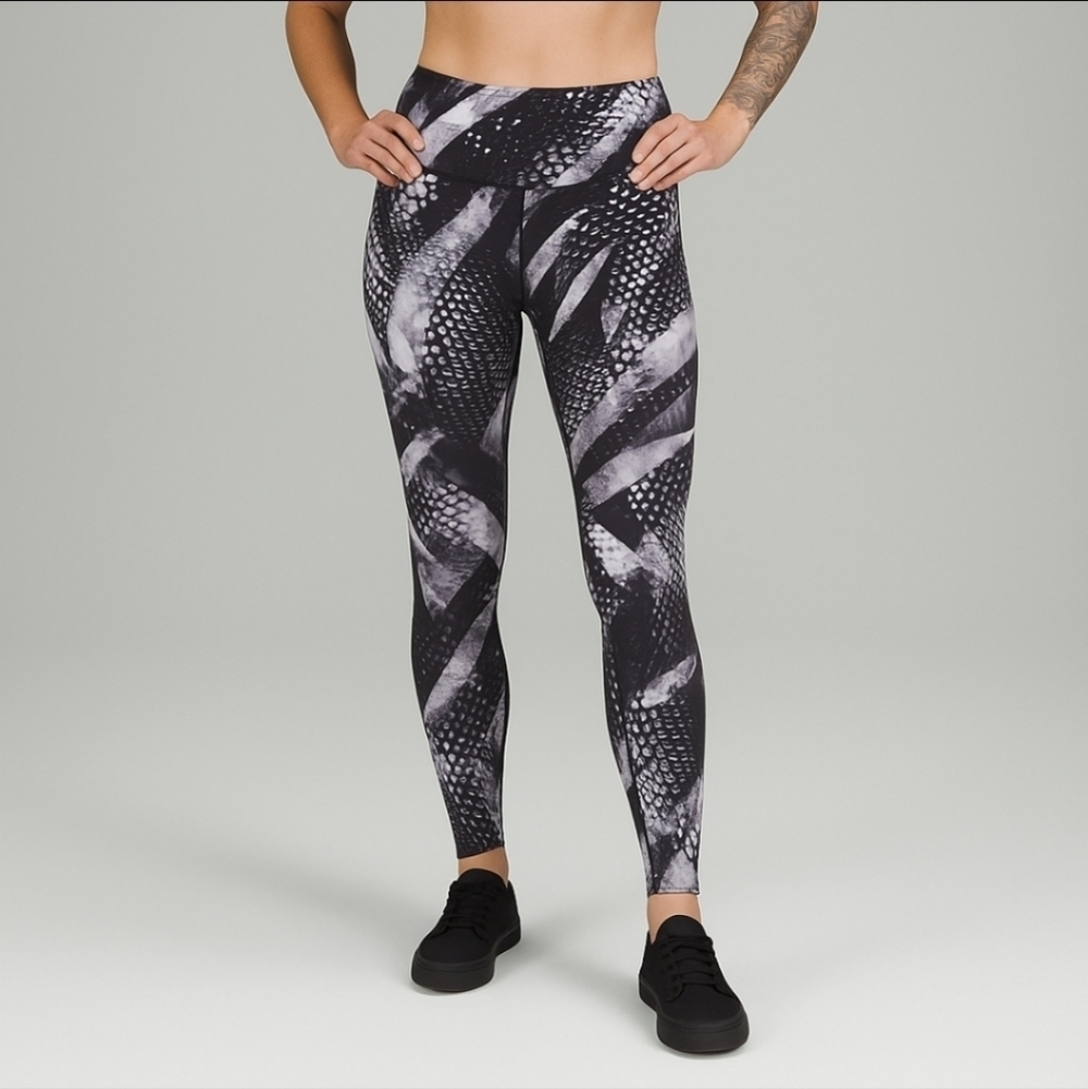 Lululemon Wunder Under Pants sz 6 Static Mist